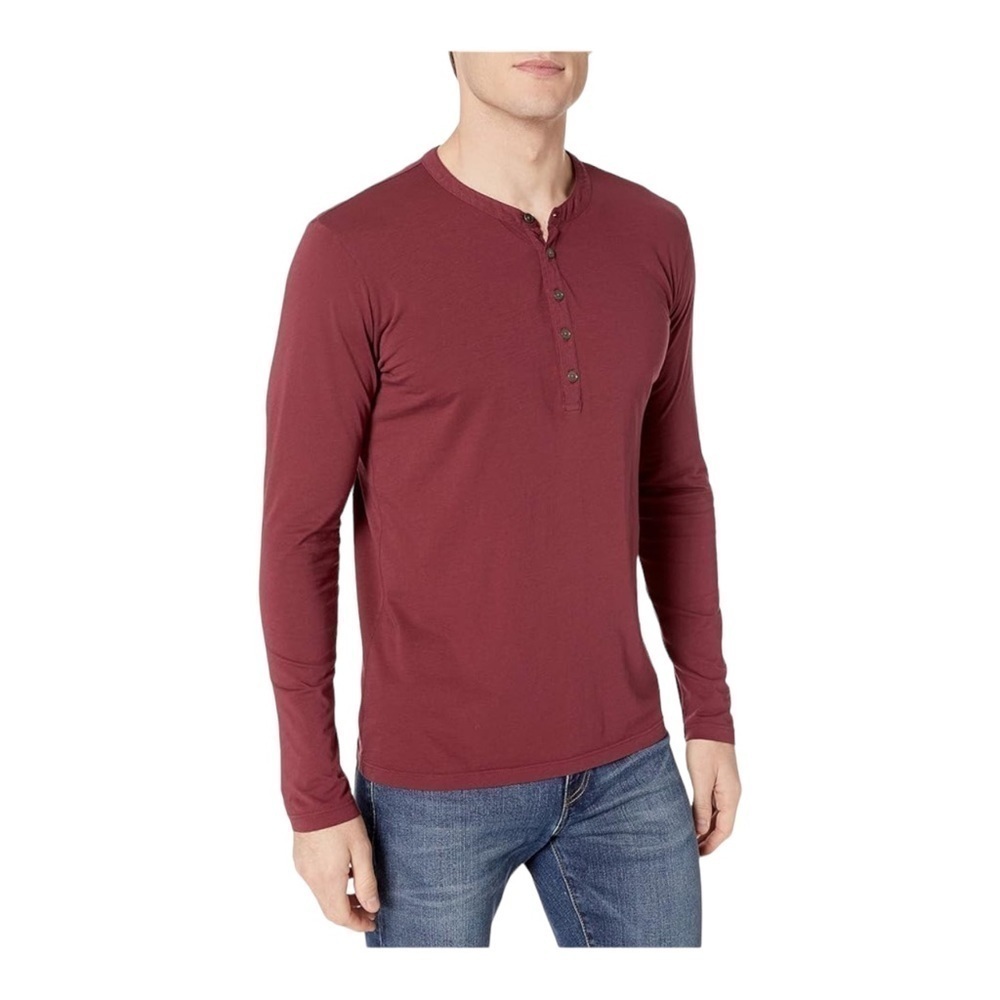 Velvet by Graham and Spencer Brian Heavy Jersey Henley NWT